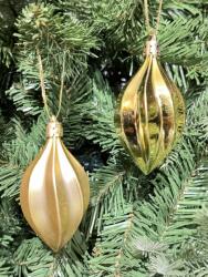 Beysüs Yılbaşı Çam Ağacı Süsü Parlak Gold Damla Cici Top 9 cm 6'lı - 7