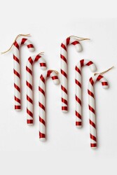 Beysüs Yılbaşı Çam Ağacı Süsü Şeker Çubuğu 6 lı 17 cm - Beysüs