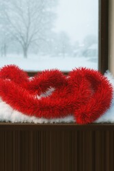 Beysüs Yılbaşı Çam Ağacı Süsü Sim 2 m Kırmızı Mavi Yeşil 3 lü Set - 3