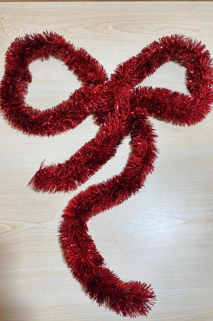 Beysüs Yılbaşı Çam Ağacı Süsü Sim 2 m Kırmızı - 6