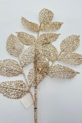 Beysüs Yılbaşı Çam Ağacı Süsü Yaprak Büyük Rosegold - 3