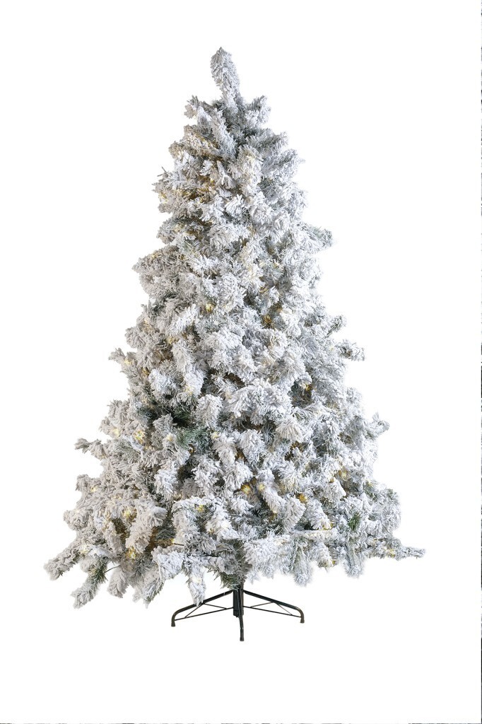 Beysüs Yılbaşı Çam Ağacı Yoğun Karlı Kendinden Işıklı Lüks Seri 210 cm 897 Dal Lumitella 425 - 4