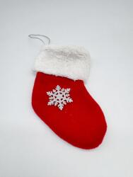 Beysüs Yılbaşı Çam Süsü Çorap Kırmızı 18cm - 3