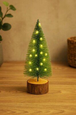 Beysüs Yılbaşı Dekor 19 cm Işıklı Mini Masa Çamı - 3