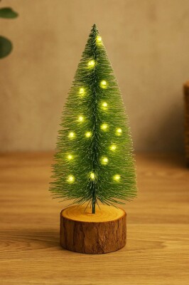 Beysüs Yılbaşı Dekor 22 cm Işıklı Mini Masa Çamı - 3