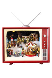 Beysüs Yılbaşı Dekor Deluxe Vintage Televizyon - 2