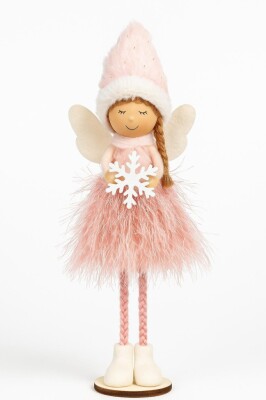 Beysüs Yılbaşı Dekoratif Sevimli Melek Pembe 26 cm - 3