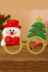 Beysüs Yılbaşı Gözlük Kardan Adam Çam Ağacı - Beysüs