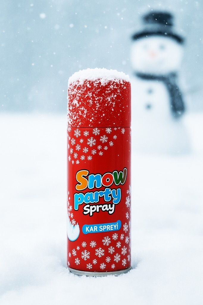 Beysüs Yılbaşı Kar Spreyi Erimeyen Yapay Kar Dekoratif Sprey 150 ml - 2