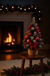 Beysüs Yılbaşı Masa Çamı Süslü Lüks Özel Seri İthal - 4