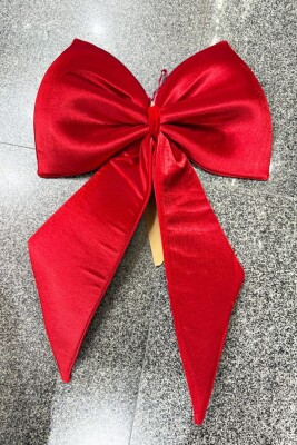 Beysüs Yılbaşı Süsü Lüks Büyük Kırmızı Fiyonk 70 cm - 4