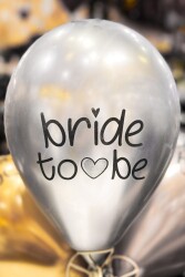 Bride Balon Krom Gümüş 10'lu 12 inç - Beysüs