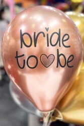 Bride Balon Krom Rosegold 5'li 12 inç - Beysüs