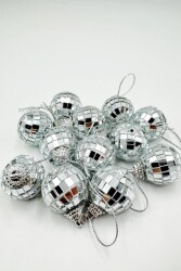 Beysüs Yılbaşı Çam Ağacı Süsü Parlak Aynalı Disko Topu Cici Top 3cm 12'li - 3