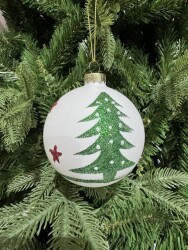 Beysüs Yılbaşı Çam Ağacı Süsü Parlak Noel Ağaç Holiday Cici Top 8cm 3'lü - 7