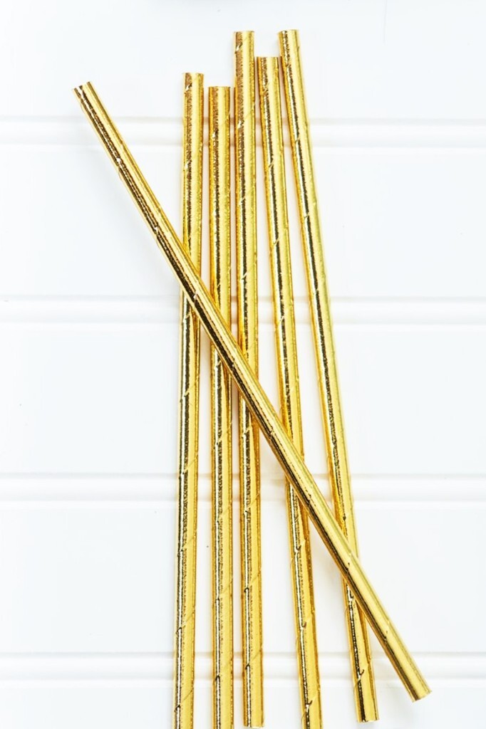 Pipet Kağıt Parlak Gold 25 li - 2