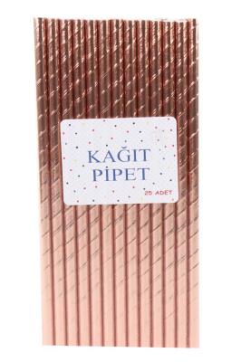 Pipet Kağıt Rose Gold 25 li - 1