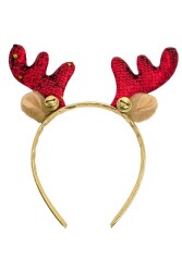 Beysüs Yılbaşı Tacı Kırmızı Geyikli Yeni Yıl Taçı Unisex Taç - 2