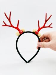 Beysüs Yılbaşı Tacı Kırmızı Slim Geyik Boynuz Yeni Yıl Taçı Unisex Taç - 3